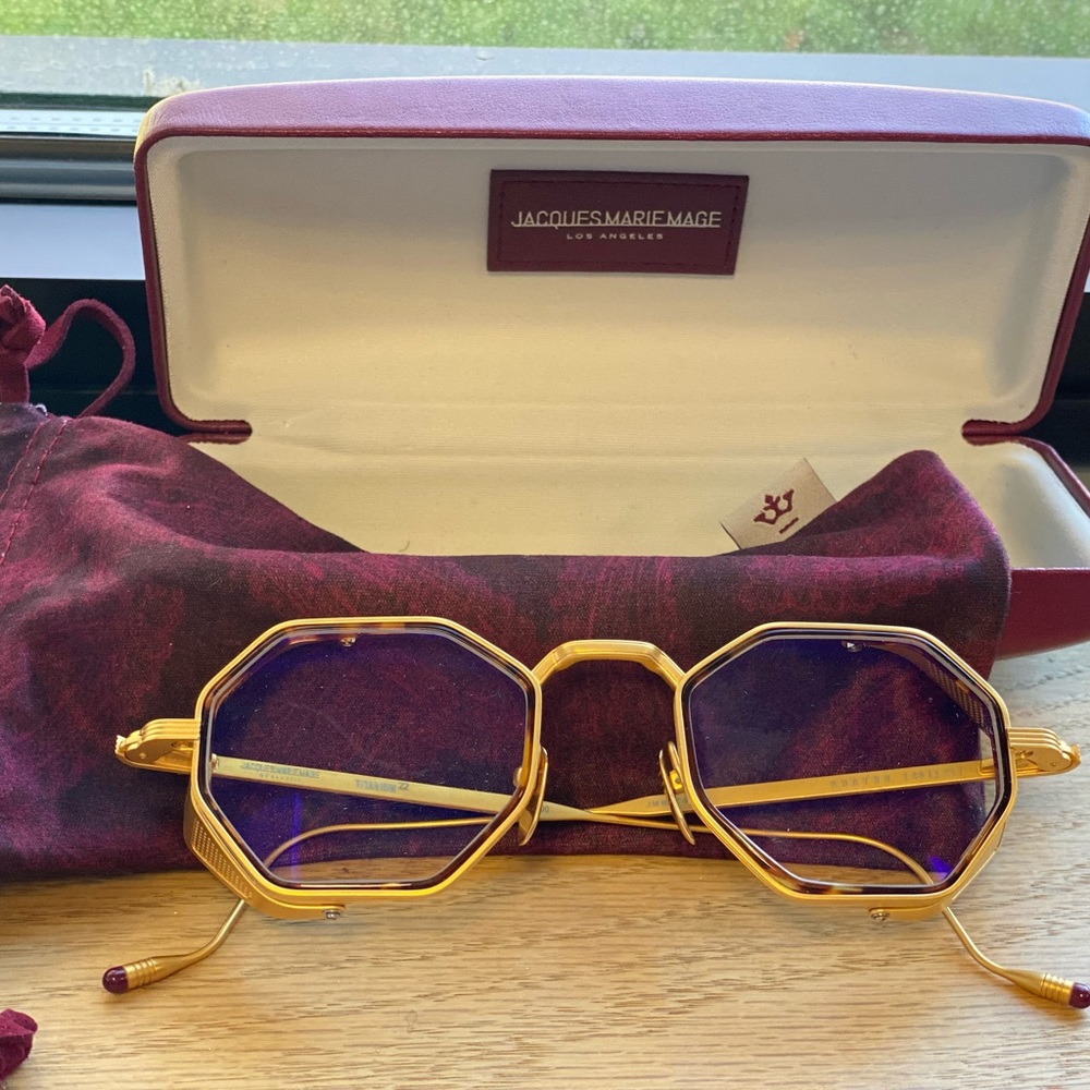 Jacques Marie Mage limited edition Quatro Titanium 22 Glasses